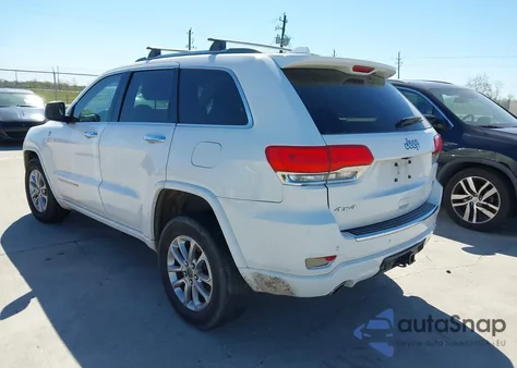 2014 Jeep Grand Cherokee Overland z USA, uszkodzony, nr VIN 1C4RJFCT3EC169321